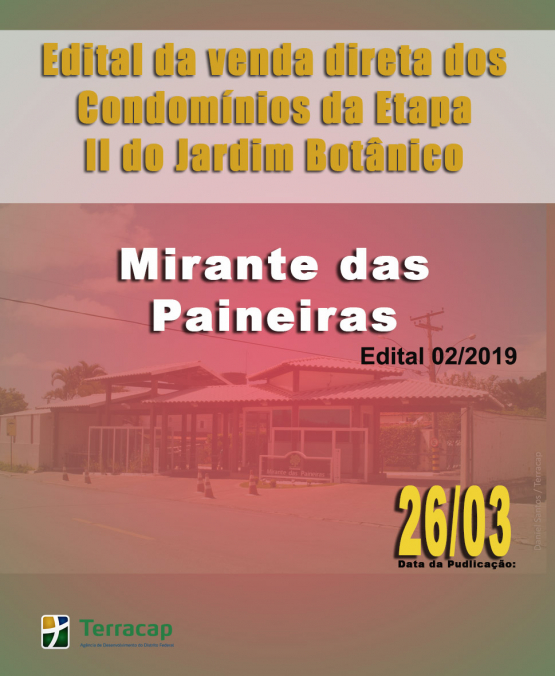 Edital de convocação para venda direta N° 02/2019 - Mirantes das Paineiras