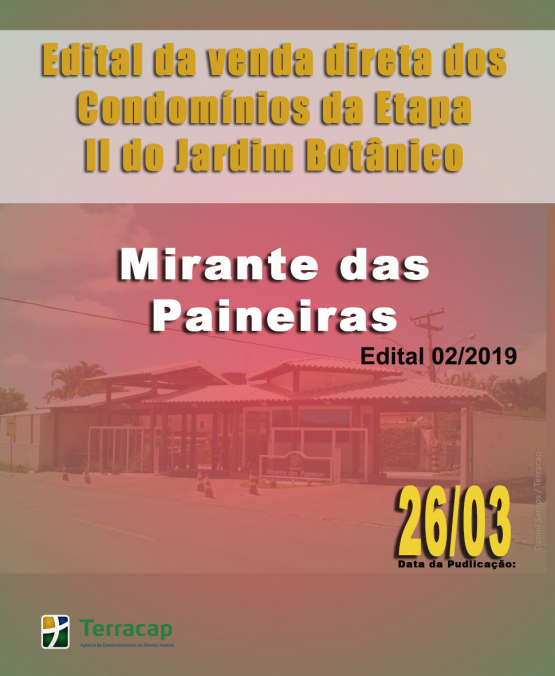 EDITAL DE CONVOCAÇÃO PARA VENDA DIRETA N° 02/2019 - MIRANTE DAS PAINEIRAS