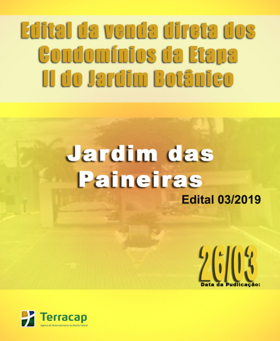 Edital de convocação para venda direta N° 03/2019