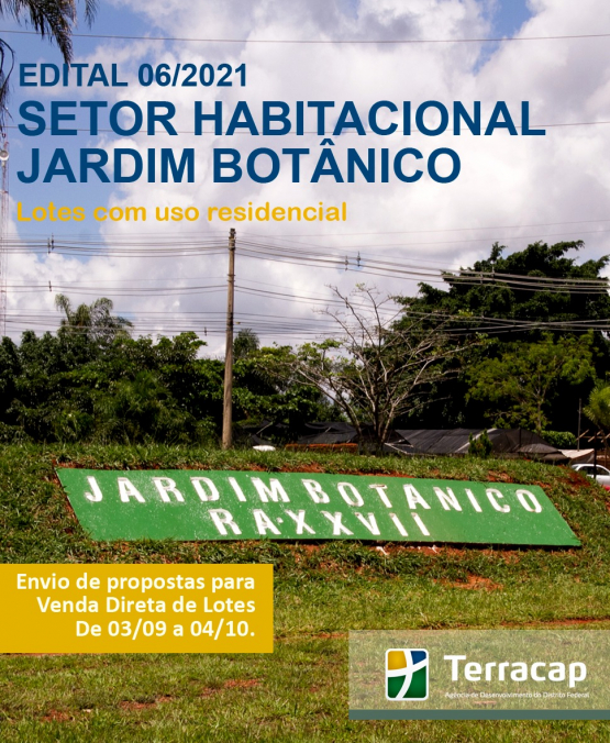 Edital 06/2021 - Venda Direta Jardim Botânico