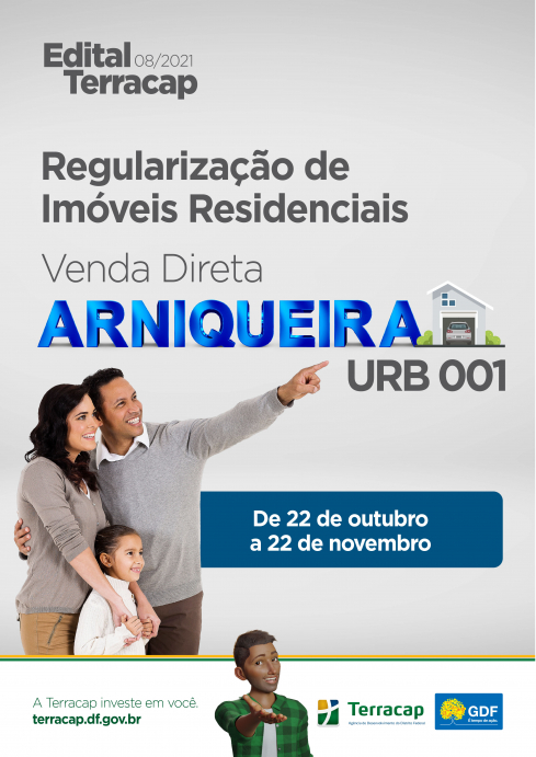 Edital 08/2021 - Venda Direta Arniqueira URB 01