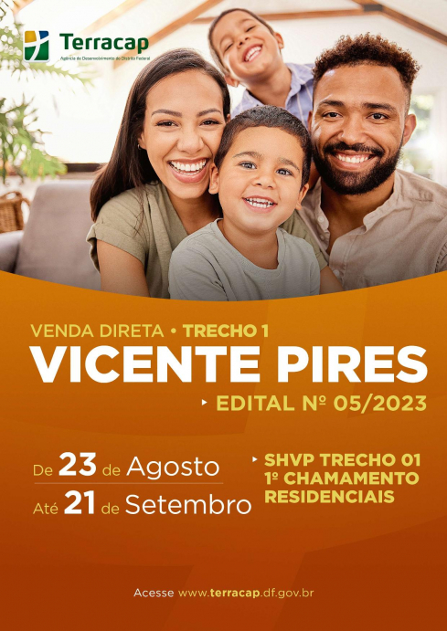 EDITAL 05/2023 - SHVP  TRECHO 01 - 1º CHAMAMENTO RESIDENCIAIS