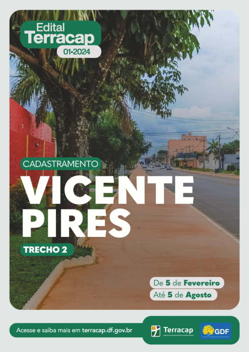 EDITAL 01/2024 - EDITAL DE CADASTRAMENTO SETOR HABITACIONAL VICENTE PIRES TRECHO 02