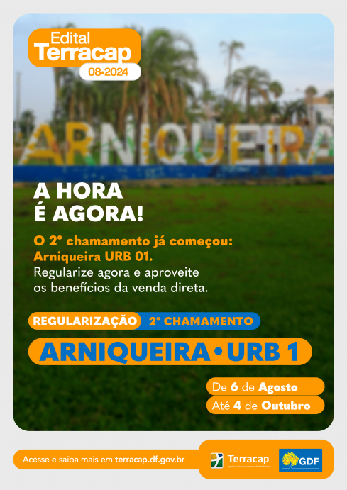 Edital 08/2024 - SH ARNIQUEIRA URB 001/17 - COMERCIAL 2º CHAMAMENTO