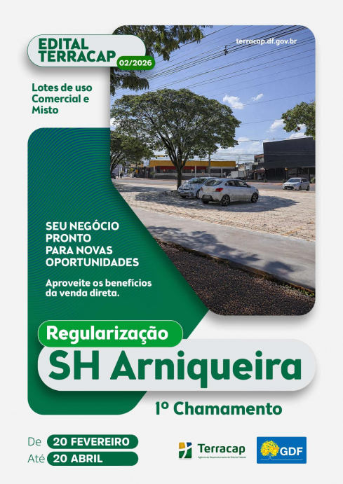 EDITAL 02/2026 SH ARNIQUEIRA COMERCIAL - 1° CHAMAMAMENTO