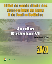 EDITAL DE CONVOCAÇÃO PARA VENDA DIRETA N° 03/2019 - ESTÂNCIA JARDIM BOTÂNICO VI