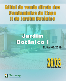 EDITAL DE CONVOCAÇÃO PARA VENDA DIRETA N° 02/2019 - JARDIM BOTÂNICO I